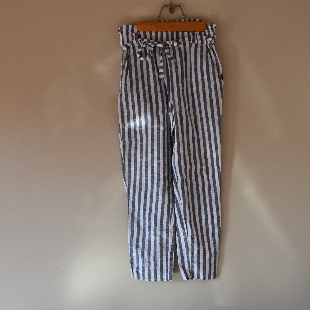 Blue Striped Beach Pants
